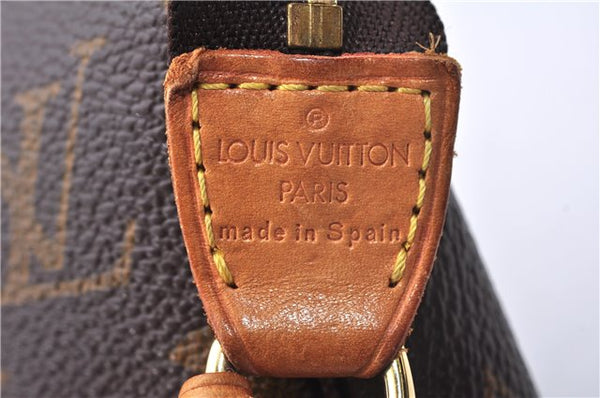 Authentic Louis Vuitton Monogram Pochette Accessoires Pouch M51980 LV 9357E