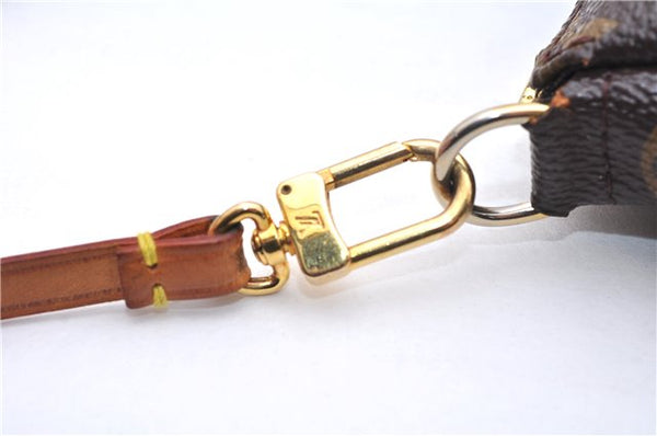 Authentic Louis Vuitton Monogram Pochette Accessoires Pouch M51980 LV 9357E