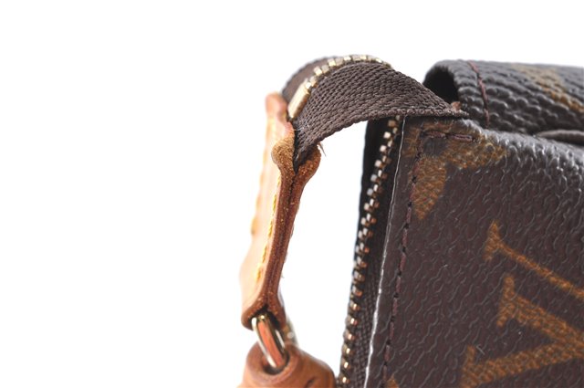 Authentic Louis Vuitton Monogram Pochette Accessoires Pouch M51980 LV 9357E