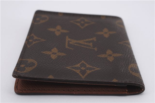 Auth Louis Vuitton Monogram Porte 2 Cartes Vertical Pass Case M60533 LV 9358D