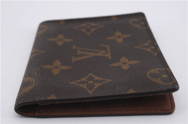 Auth Louis Vuitton Monogram Porte 2 Cartes Vertical Pass Case M60533 LV 9358D