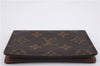 Auth Louis Vuitton Monogram Porte 2 Cartes Vertical Pass Case M60533 LV 9358D