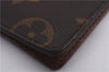 Auth Louis Vuitton Monogram Porte 2 Cartes Vertical Pass Case M60533 LV 9358D