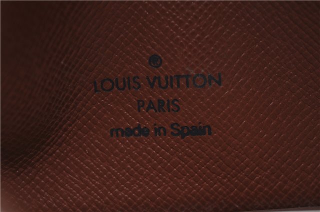 Auth Louis Vuitton Monogram Porte 2 Cartes Vertical Pass Case M60533 LV 9358D