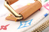 Auth Louis Vuitton Monogram Multicolor Alma PM Hand Bag White M92647 Box 9359E