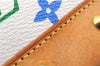 Auth Louis Vuitton Monogram Multicolor Alma PM Hand Bag White M92647 Box 9359E