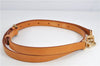 Authentic Louis Vuitton Leather Shoulder Strap Beige 40.9-47.6" LV 9360F