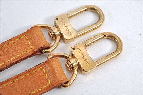 Authentic Louis Vuitton Leather Shoulder Strap Beige 40.9-47.6" LV 9360F