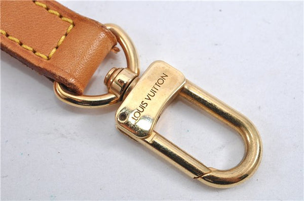 Authentic Louis Vuitton Leather Shoulder Strap Beige 40.9-47.6" LV 9360F