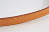 Authentic Louis Vuitton Leather Shoulder Strap Beige 40.9-47.6" LV 9360F