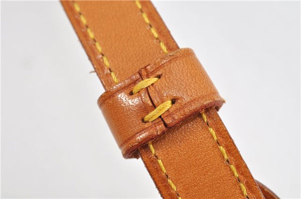 Authentic Louis Vuitton Leather Shoulder Strap Beige 40.9-47.6" LV 9360F
