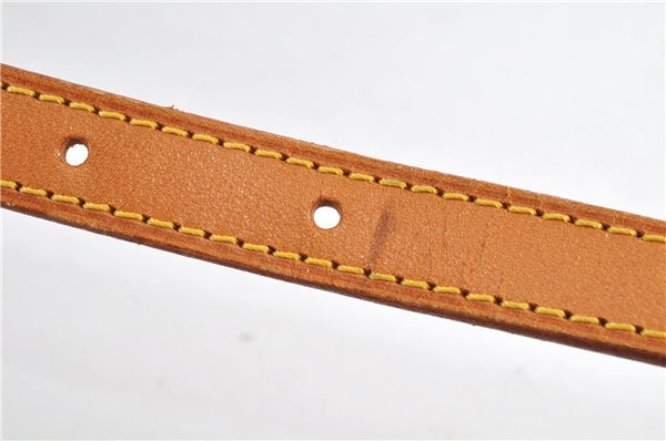 Authentic Louis Vuitton Leather Shoulder Strap Beige 40.9-47.6" LV 9360F