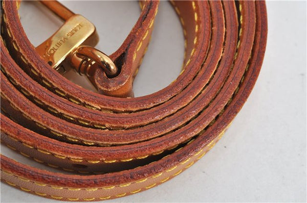 Authentic Louis Vuitton Leather Shoulder Strap Beige 40.9-47.6" LV 9360F