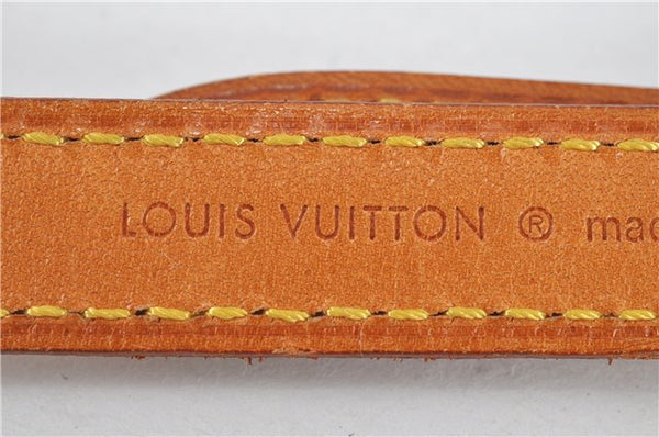 Authentic Louis Vuitton Leather Shoulder Strap Beige 40.9-47.6" LV 9360F