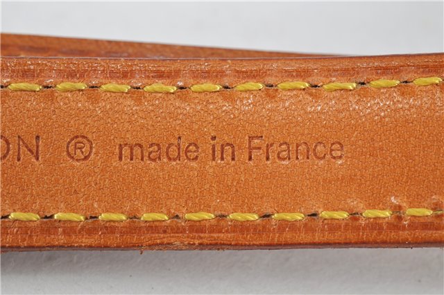 Authentic Louis Vuitton Leather Shoulder Strap Beige 40.9-47.6