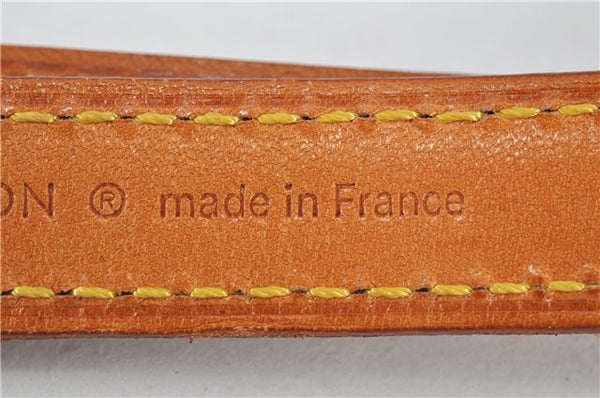 Authentic Louis Vuitton Leather Shoulder Strap Beige 40.9-47.6" LV 9360F