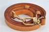 Authentic Louis Vuitton Leather Shoulder Strap Beige 40.9-47.6" LV 9360F
