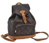 Authentic Louis Vuitton Monogram Montsouris PM Backpack M51137 LV 9361E