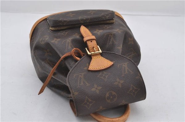 Authentic Louis Vuitton Monogram Montsouris PM Backpack M51137 LV 9361E
