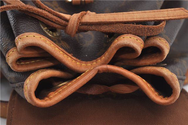 Authentic Louis Vuitton Monogram Montsouris PM Backpack M51137 LV 9361E