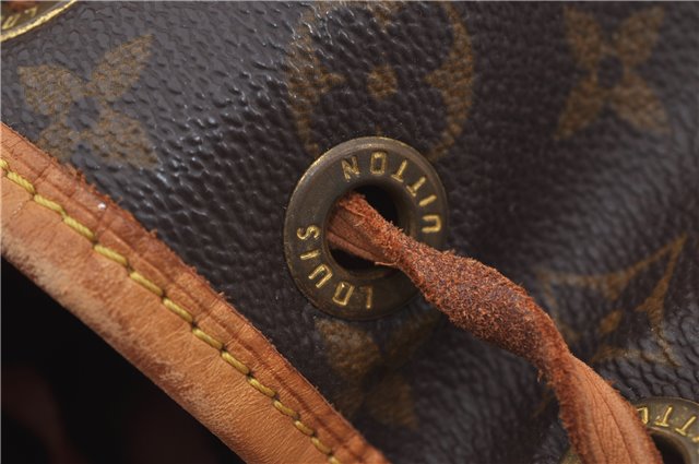 Authentic Louis Vuitton Monogram Montsouris PM Backpack M51137 LV 9361E