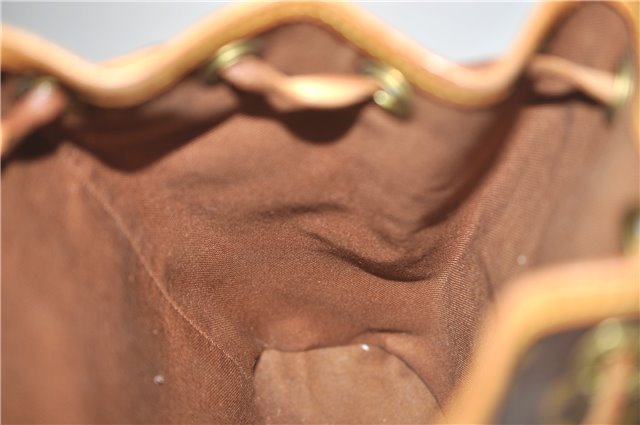 Authentic Louis Vuitton Monogram Montsouris PM Backpack M51137 LV 9361E