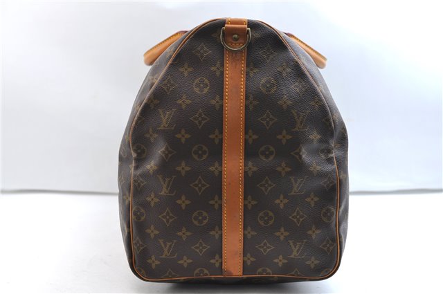 Authentic Louis Vuitton Monogram Keepall Bandouliere 60 M41412 Boston Bag 9365E