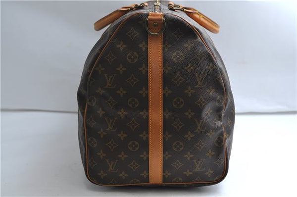 Authentic Louis Vuitton Monogram Keepall Bandouliere 60 M41412 Boston Bag 9365E