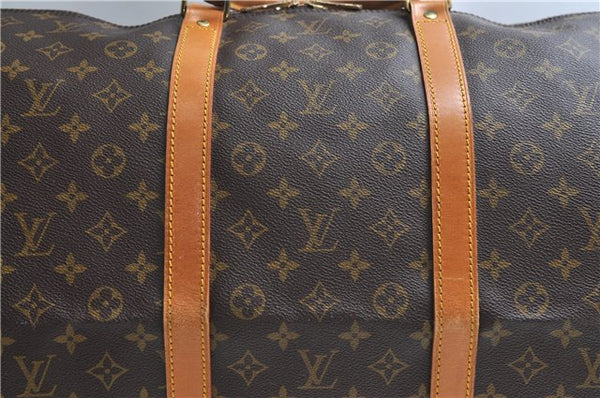 Authentic Louis Vuitton Monogram Keepall Bandouliere 60 M41412 Boston Bag 9365E