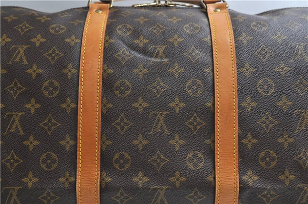 Authentic Louis Vuitton Monogram Keepall Bandouliere 60 M41412 Boston Bag 9365E