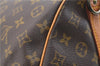 Authentic Louis Vuitton Monogram Keepall Bandouliere 60 M41412 Boston Bag 9365E