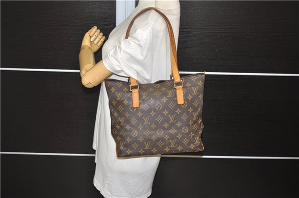 Authentic Louis Vuitton Monogram Cabas Piano Tote Bag M51148 LV 9366D