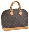 Authentic Louis Vuitton Monogram Alma Hand Bag Purse M51130 LV 9366E