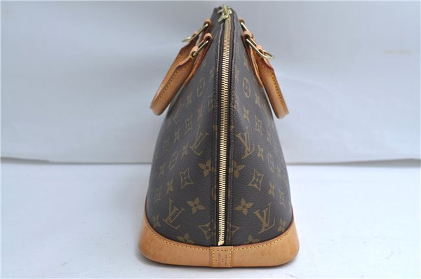 Authentic Louis Vuitton Monogram Alma Hand Bag Purse M51130 LV 9366E
