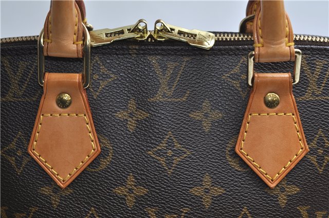 Authentic Louis Vuitton Monogram Alma Hand Bag Purse M51130 LV 9366E