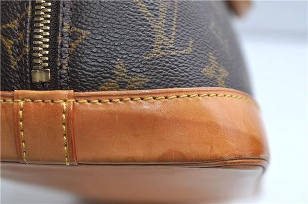 Authentic Louis Vuitton Monogram Alma Hand Bag Purse M51130 LV 9366E