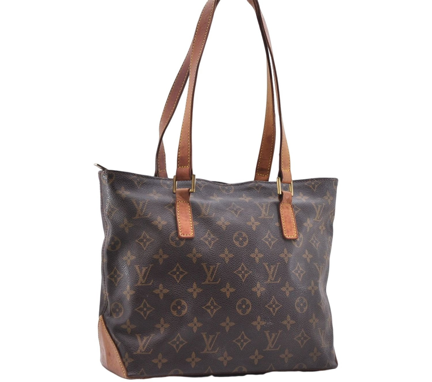 Authentic Louis Vuitton Monogram Cabas Piano Tote Bag M51148 LV 9367D