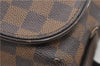 Auth Louis Vuitton Damier Brooklyn MM Shoulder Cross Body Bag N51211 LV 9370D