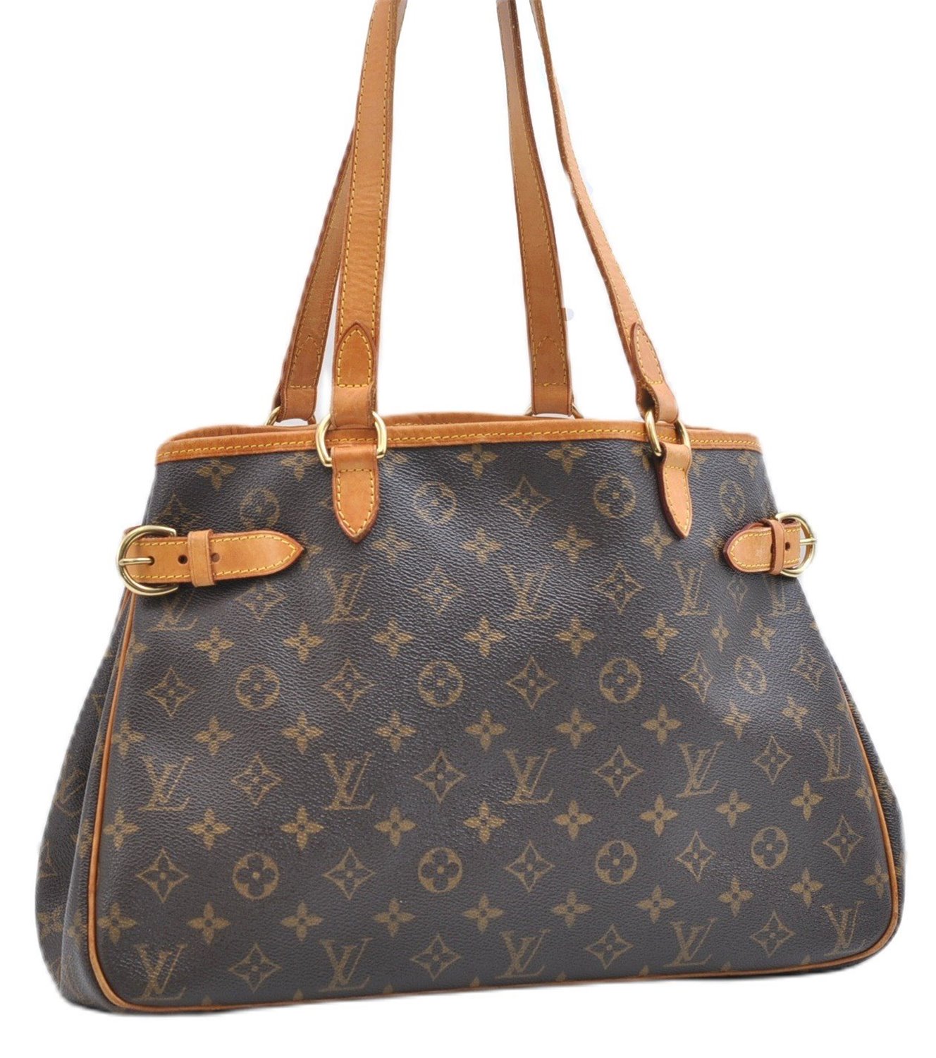 Authentic Louis Vuitton Monogram Batignolles Horizontal Tote Bag M51154 LV 9370E