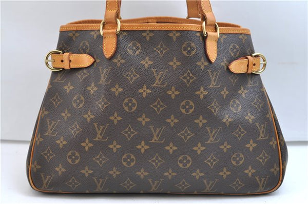 Authentic Louis Vuitton Monogram Batignolles Horizontal Tote Bag M51154 LV 9370E
