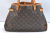 Authentic Louis Vuitton Monogram Batignolles Horizontal Tote Bag M51154 LV 9370E
