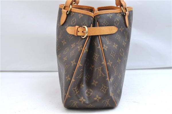 Authentic Louis Vuitton Monogram Batignolles Horizontal Tote Bag M51154 LV 9370E