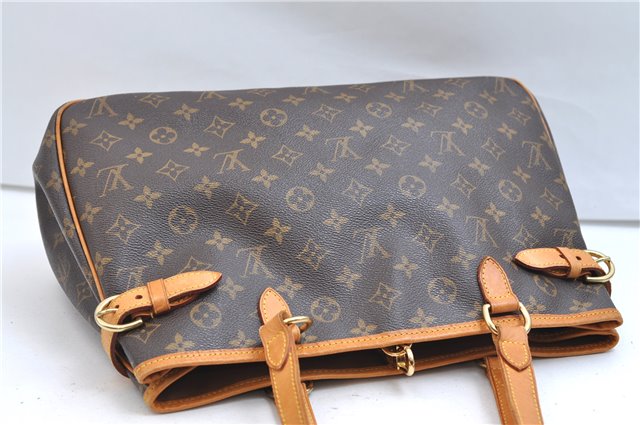 Authentic Louis Vuitton Monogram Batignolles Horizontal Tote Bag M51154 LV 9370E