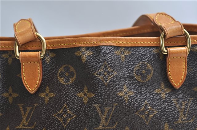 Authentic Louis Vuitton Monogram Batignolles Horizontal Tote Bag M51154 LV 9370E