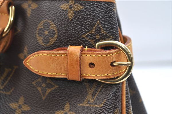 Authentic Louis Vuitton Monogram Batignolles Horizontal Tote Bag M51154 LV 9370E