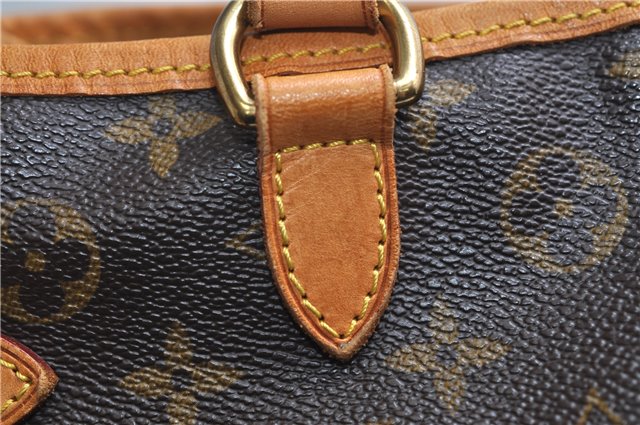 Authentic Louis Vuitton Monogram Batignolles Horizontal Tote Bag M51154 LV 9370E