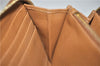 Authentic PRADA Leather Long Wallet Purse Brown 9371C