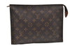 Auth Louis Vuitton Monogram Poche Toilette 26 Cosmetics Pouch M47542 LV 9373D