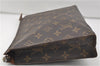 Auth Louis Vuitton Monogram Poche Toilette 26 Cosmetics Pouch M47542 LV 9373D
