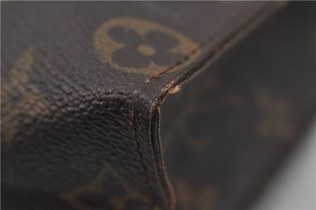 Auth Louis Vuitton Monogram Poche Toilette 26 Cosmetics Pouch M47542 LV 9373D